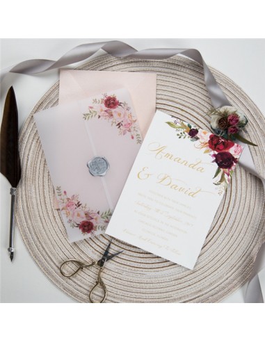 Pack Faire-part Mariage Pochette...