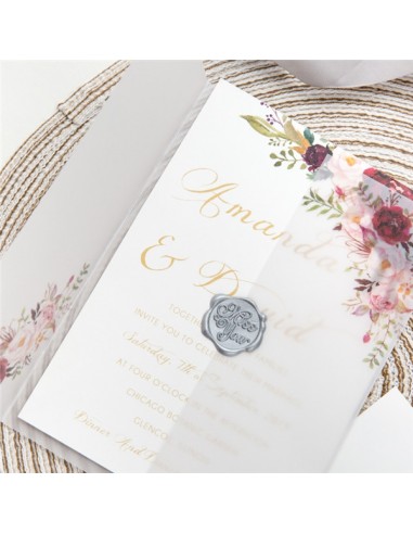 Pack Faire-part Mariage Pochette...