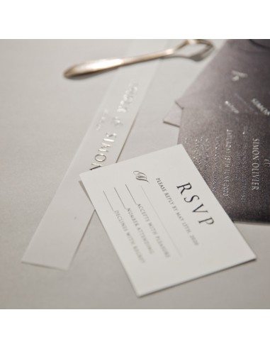 Pack Faire-part Mariage Chic en Noir...