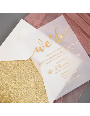 Faire-part Mariage Calque We Do en...