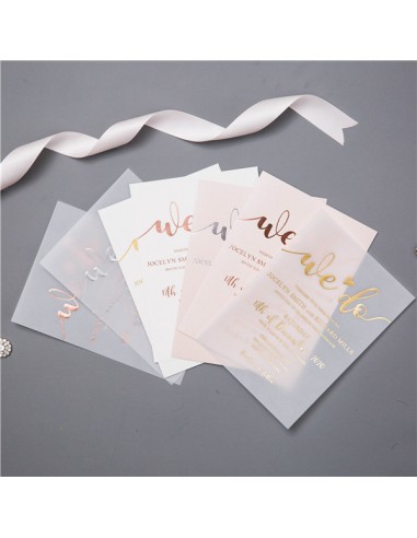 Faire-part Mariage Calque We Do en... Faire-part Mariage Calque We Do en...