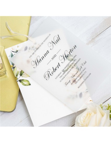 Faire-part Mariage Calque et son...