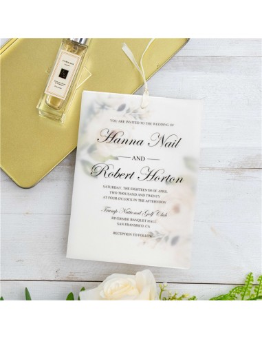 Faire-part Mariage Calque et son...