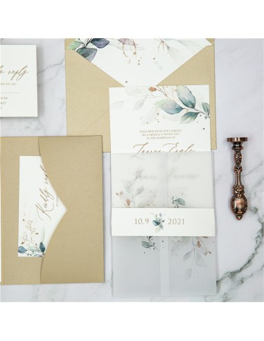 Pack Faire-part Mariage Pocketfolder...