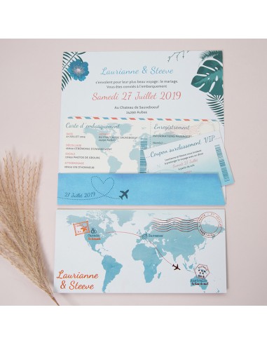 Pack Faire-part Mariage Pochette...