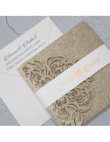 Pack Pochette faire-part mariage avec...