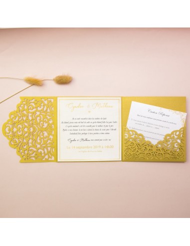 Pack Pochette faire-part mariage...