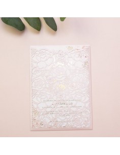 Faire-part mariage Floral...