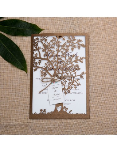 Pack Faire-part Mariage Nature Arbre...