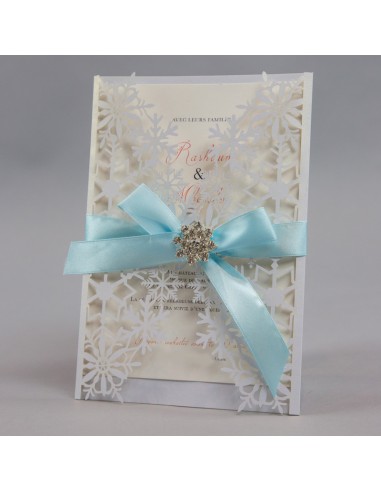 Pack Faire part de Mariage Flocons de...