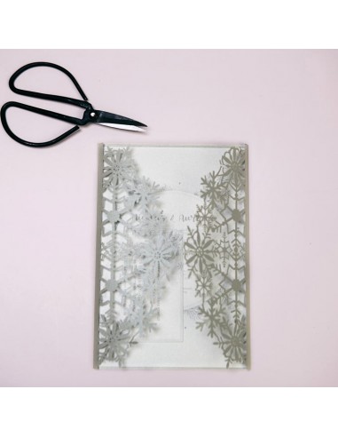 Pack Faire part de Mariage Flocons de...