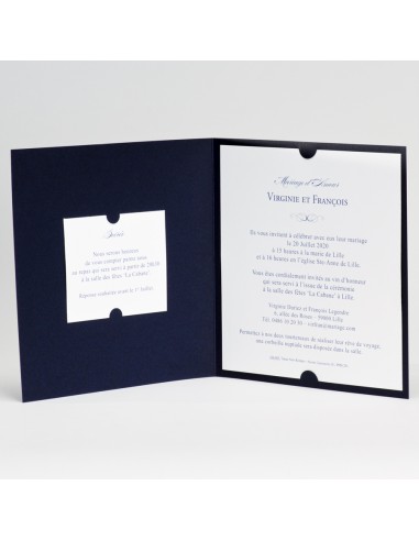 Pack Faire-part Mariage plume blanche