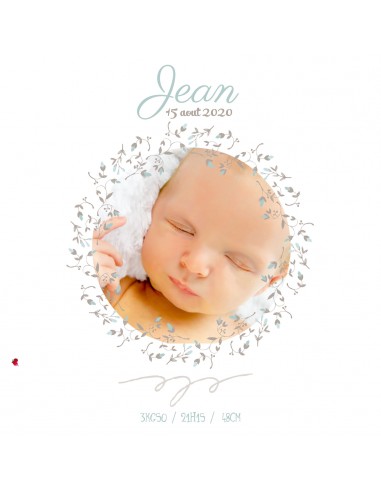 Faire-Part Naissance Magnet Couronne...