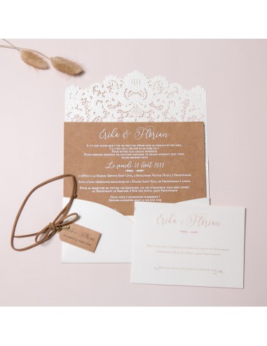 Pack Faire-part Mariage Pochette...