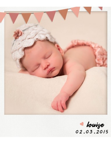 Faire-Part Naissance Magnet polaroïd...
