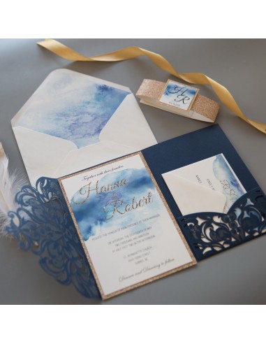 Pack Faire-part Mariage Pochette avec...