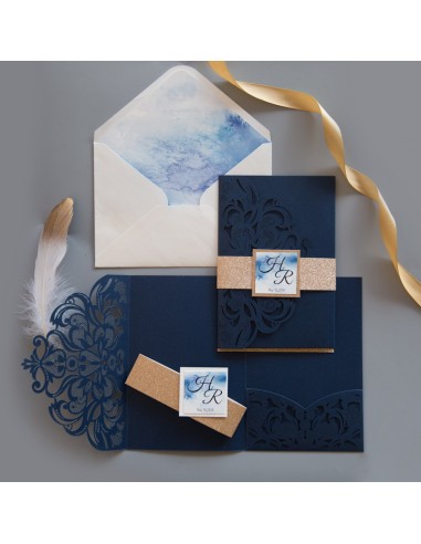 Pack Faire-part Mariage Pochette avec...