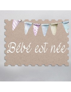 Timbre Naissance Banderole...