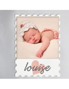 Timbre Naissance Polaroid -...