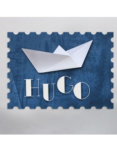 Timbre Naissance mer - Hugo