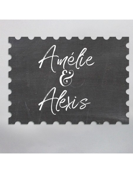 Un Timbre De Mariage Assorti A Vos Faire Part De Mariage Personnalisee