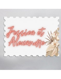 Timbre Mariage Pampa - Jessica