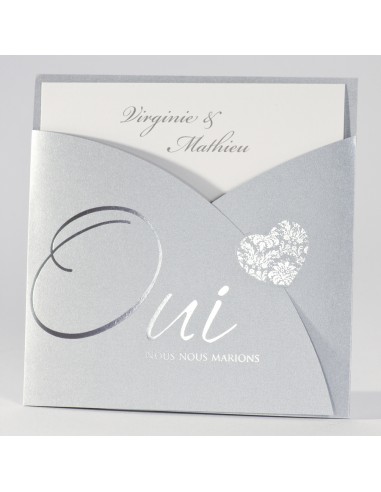 Bundle Faire-part carré mariage OUI...