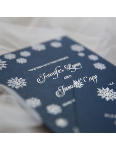 Pack Faire-part Mariage Calque Hiver...