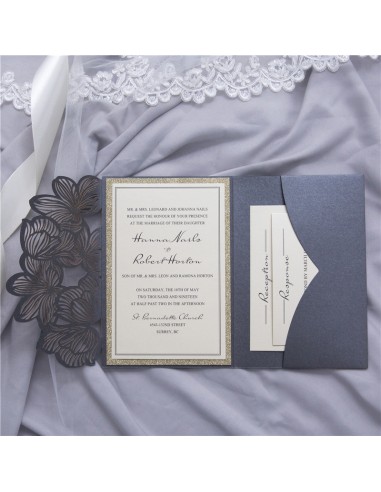 Pack Faire-part Mariage Pochette avec...