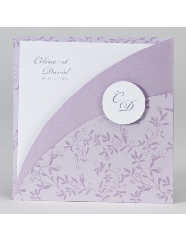 Bundle Faire-part mariage pochette...