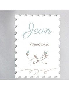 Timbre Naissance - Jean