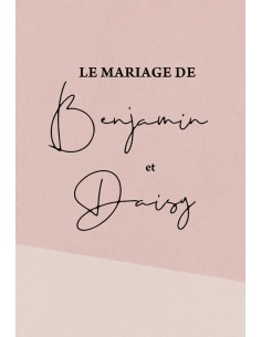Timbre Mariage nude - Daisy 2