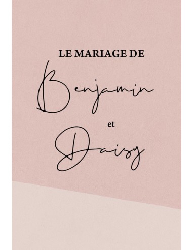 Timbre Mariage nude - Daisy