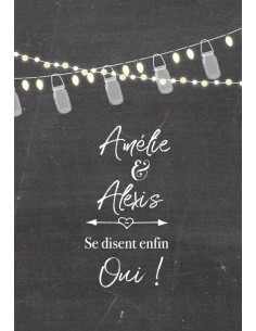 Etiquette Mariage Ardoise -... 2