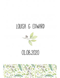 Etiquette Mariage Verdure -... 2