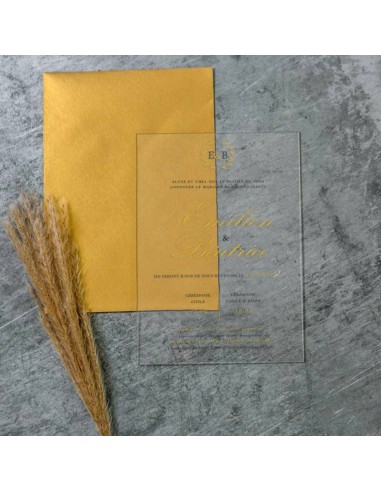 Pack Faire-Part Mariage Plexiglas...