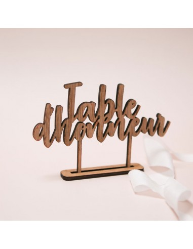 Nom de table Mariage sur piques en...