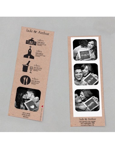 Pack Faire-part Mariage Marque Page...