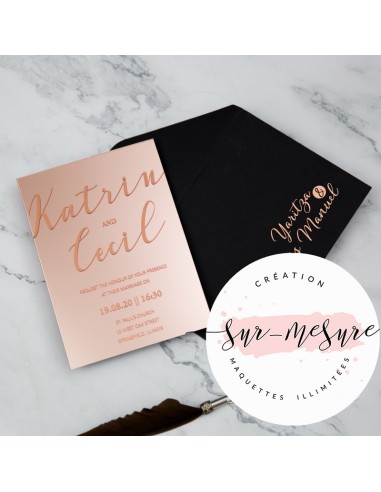 Pack Faire-part Mariage en Plexiglas...