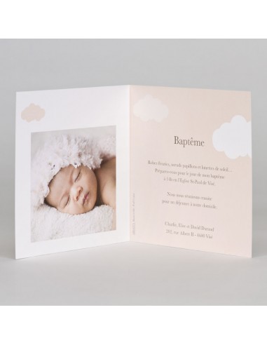 Pack Faire-Part Naissance rose...