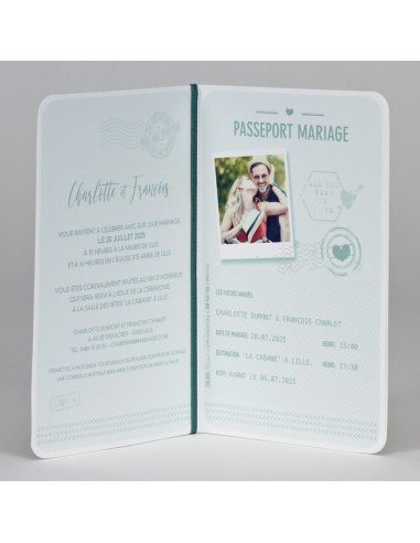 Pack Faire-part Mariage Passeport...