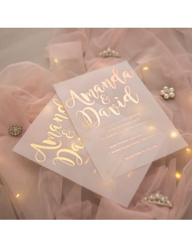 Pack Faire-part Mariage Dorure...