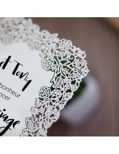 Pack Faire-Part Mariage Jolies fleurs...