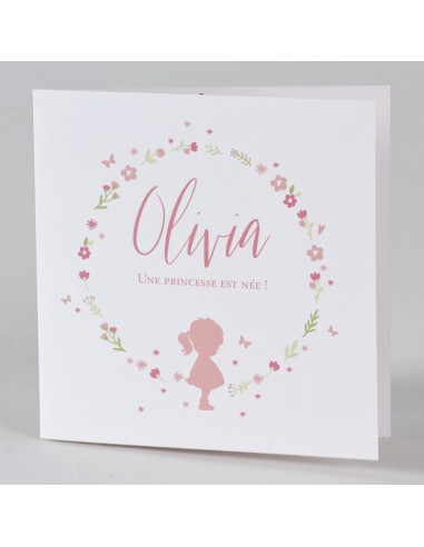 Pack Faire-Part Naissance couronne de...