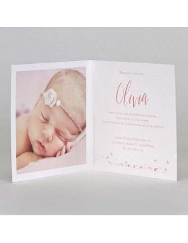 Pack Faire-Part Naissance couronne de...