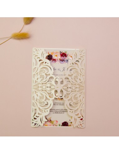 Pack Pochette Faire-Part Mariage Chic...