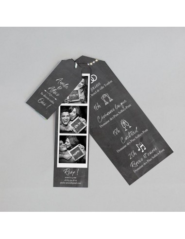 Pack Faire-part Mariage Ardoise...