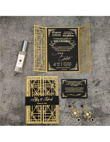 Pack Faire-part mariage Années Folles...