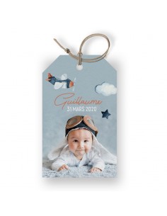 Étiquette naissance Avion -...