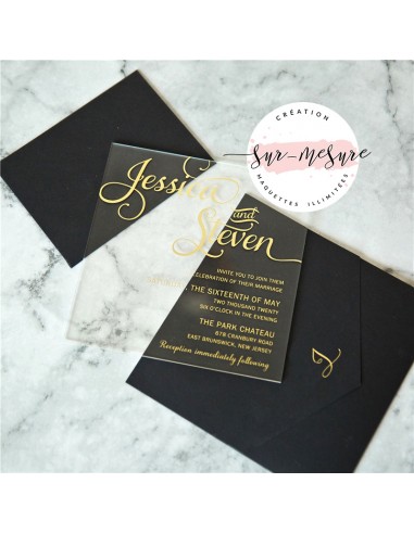 Pack Faire-part en Plexiglass...